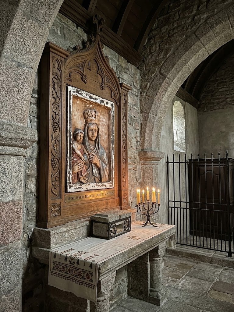Antieke Houten Icoon afbeelding Maria en Jezus Datering 1875, Antiek en Kunst, Ophalen