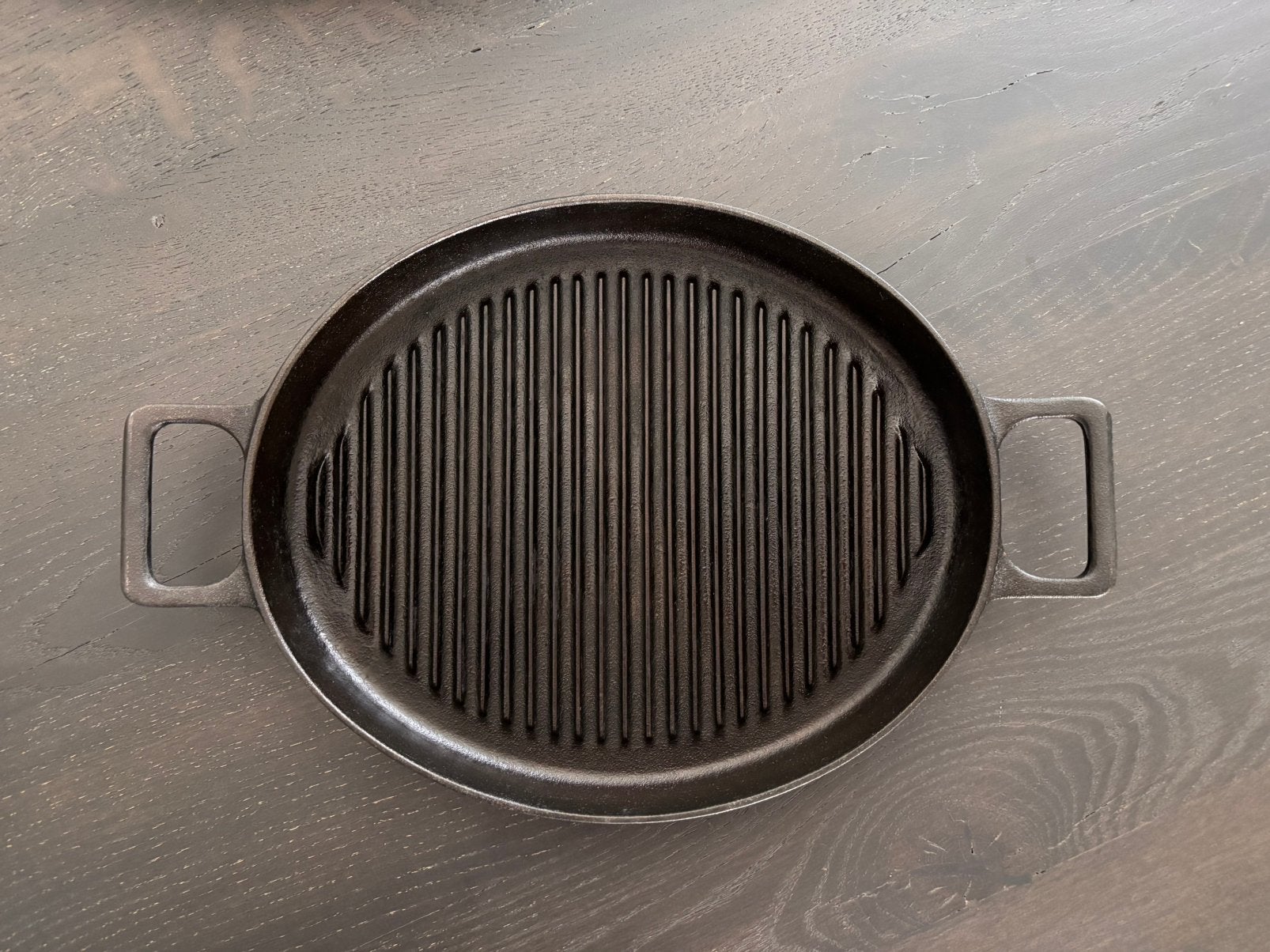 Eva-Trio grillpan Ole Palsby, Ophalen of Verzenden, Gebruikt, Gietijzer, Overige typen