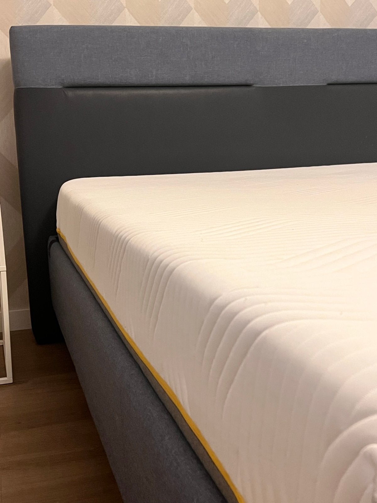 Tempur tweepersoonsbed, Ophalen, Verstelbaar, Blauw, Tweepersoons