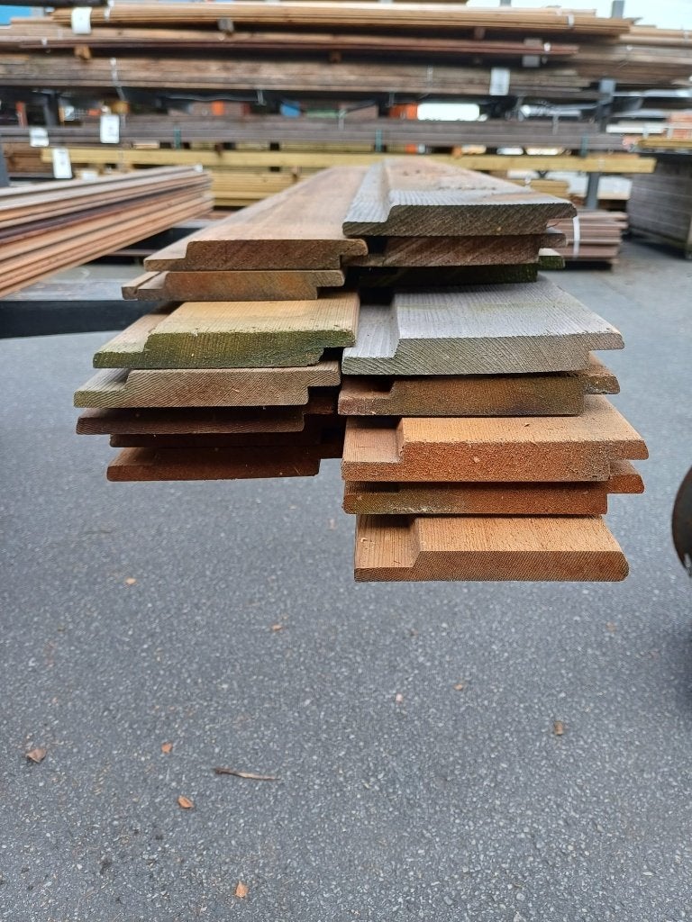Profielplanken 18x145mm diverse maten nr. 785, Tuin en Terras, Ophalen, Zo goed als nieuw, 180 tot 250 cm, Planken