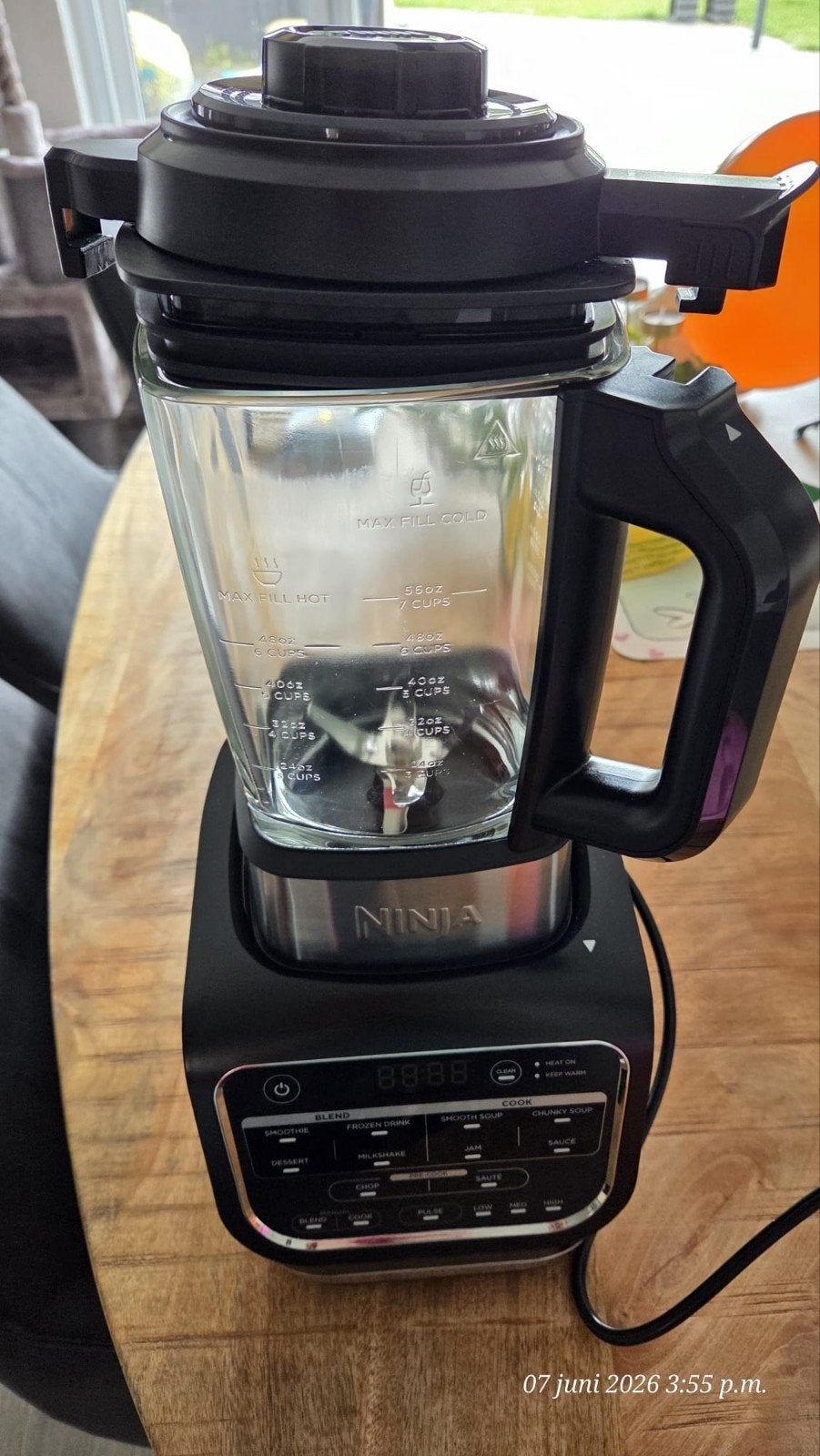 Ninja Foodi Mixer & Soepkoker 1.7L - 2x gebruikt, 1 tot 2 liter, Ophalen, Zo goed als nieuw, Vaatwasserbestendig