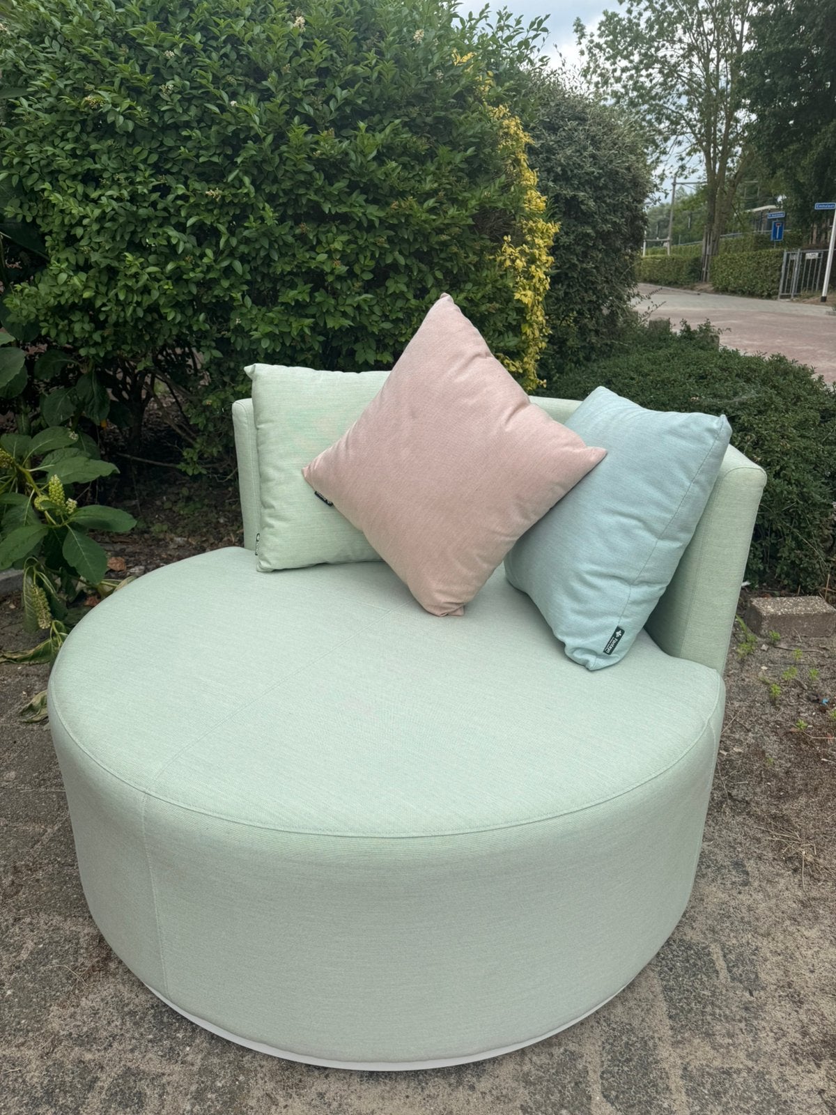 Sunbrella all weather seasons design bank nieuw, Tuin en Terras, Tuinbanken, Ophalen of Verzenden, Zo goed als nieuw, Wicker