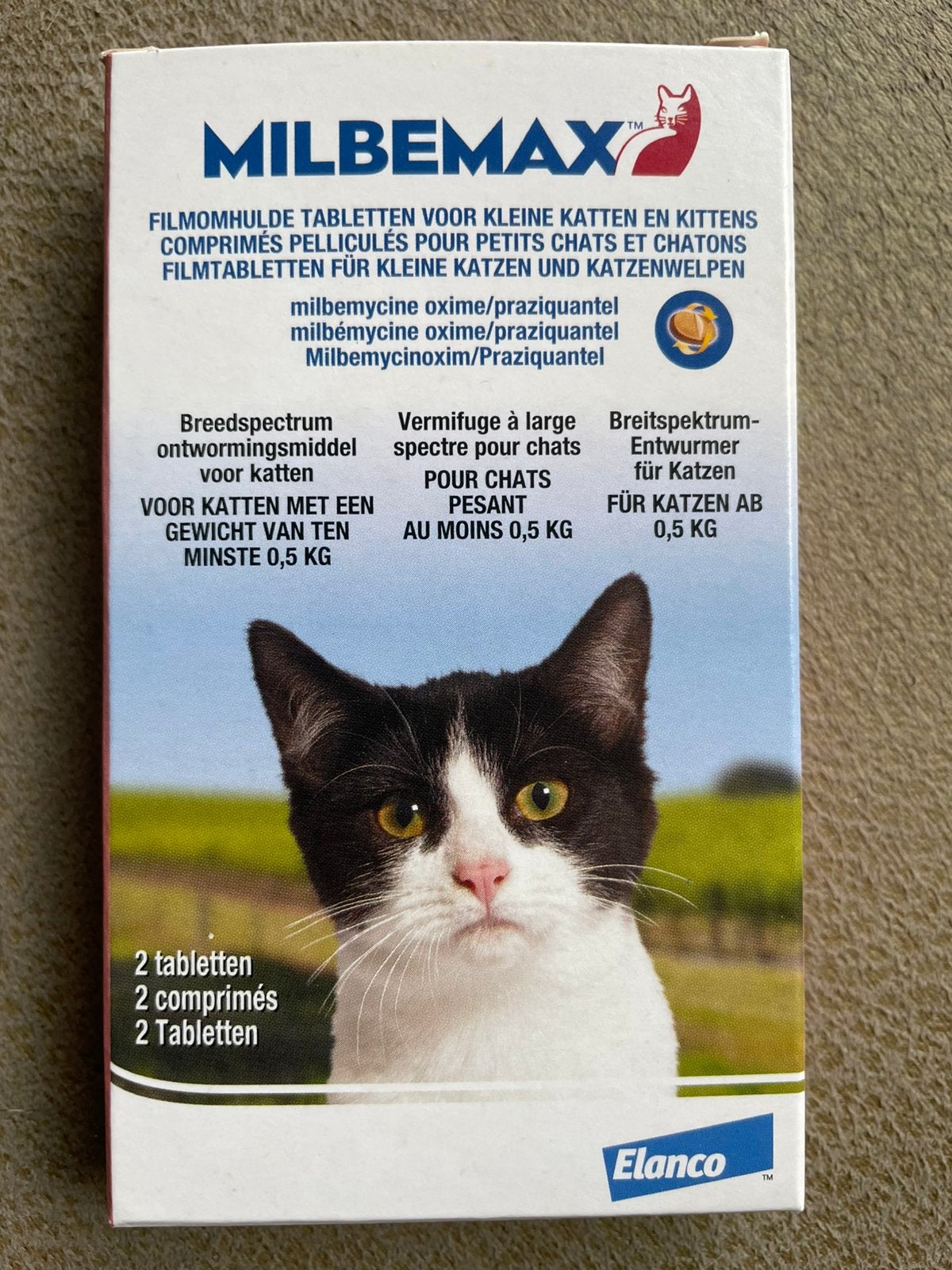 Ontworming kittens, Ophalen, Nieuw