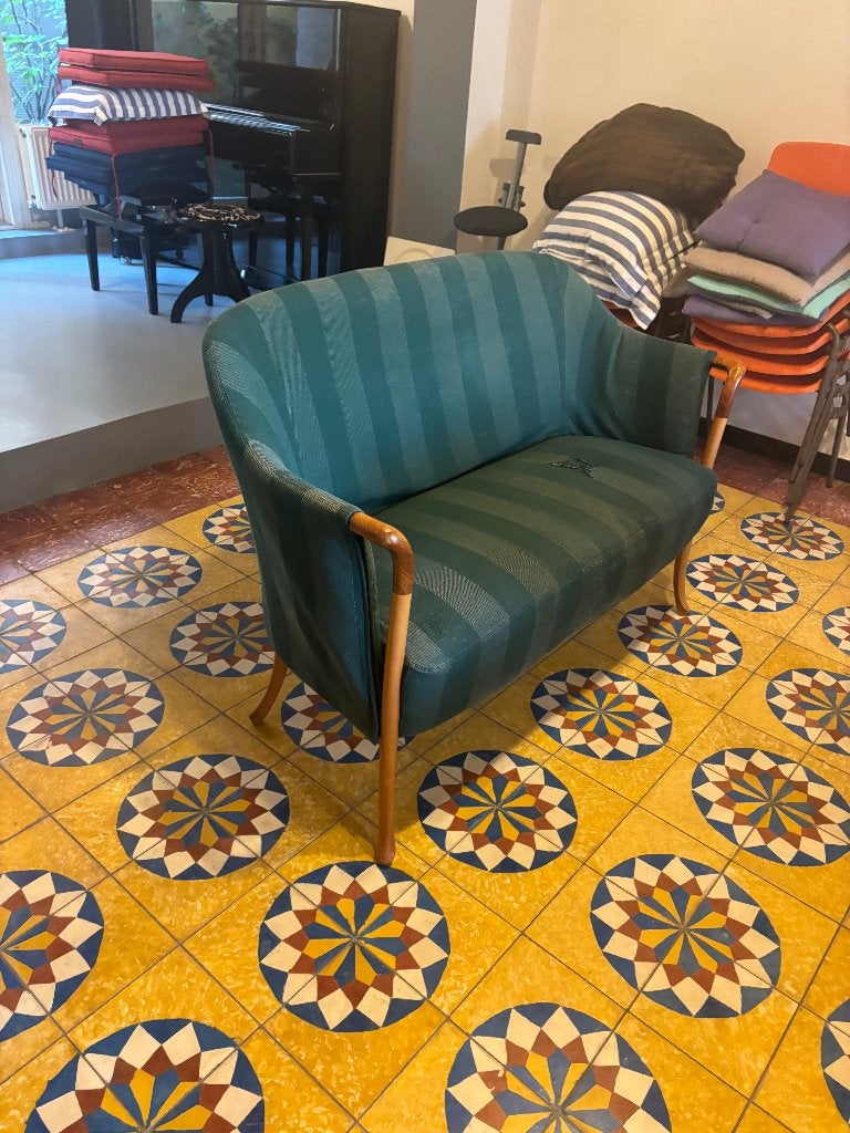 Love seat, Ophalen, Hout, Gebruikt, Tweepersoons