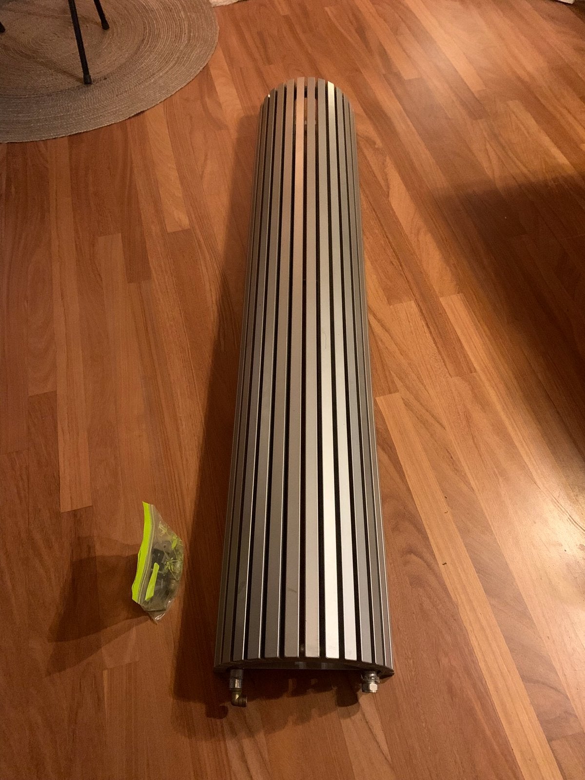 Design radiator Vasco Carre zilver, Ophalen, Gebruikt, Radiator, Minder dan 60 cm