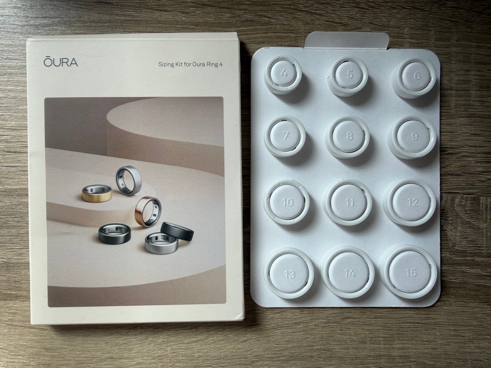 Oura Ring 4 Sizing Kit - Bepaal je perfecte maat, Kunststof, Wit, Ophalen of Verzenden, Zo goed als nieuw