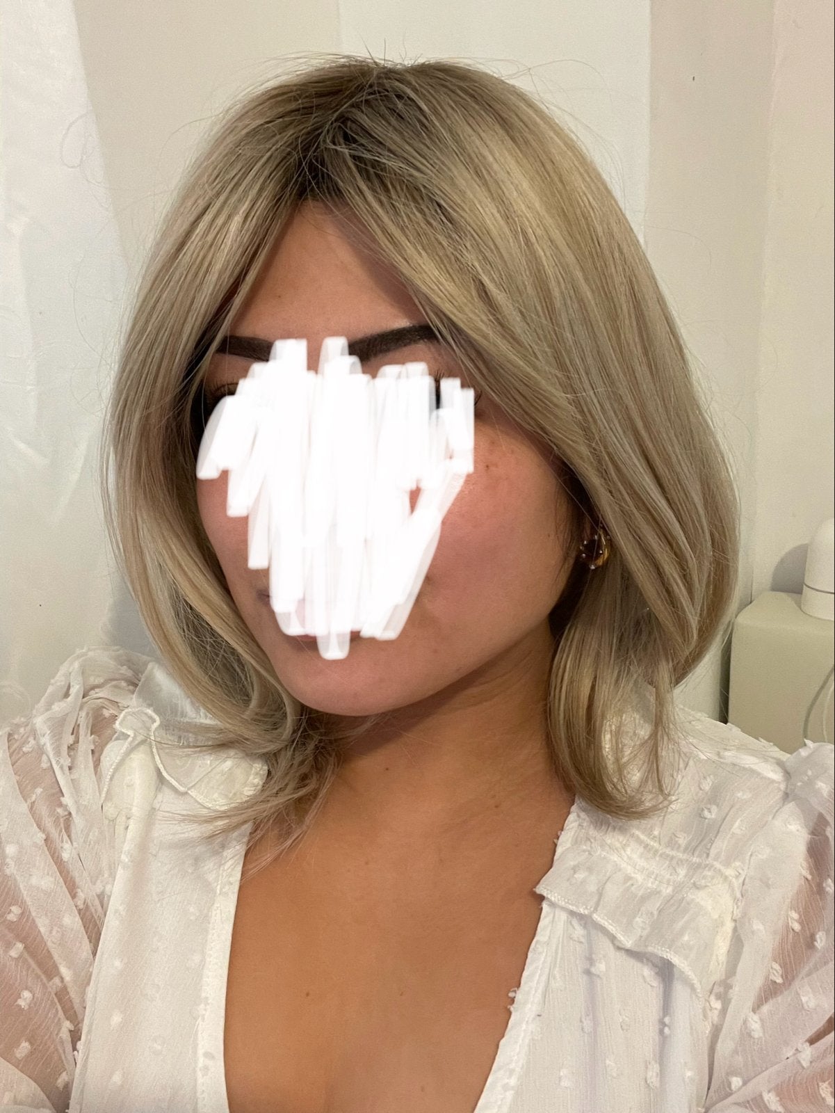 Nieuwe blonde pruik korte bob met highlights wig, Ophalen, Nieuw, Pruik of Haarverlenging