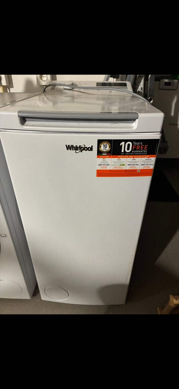 Whirlpool Bovenlader Wasmachine 7kg (Maarsbergen), Ophalen, 6 tot 8 kg, Minder dan 1200 toeren, Bovenlader