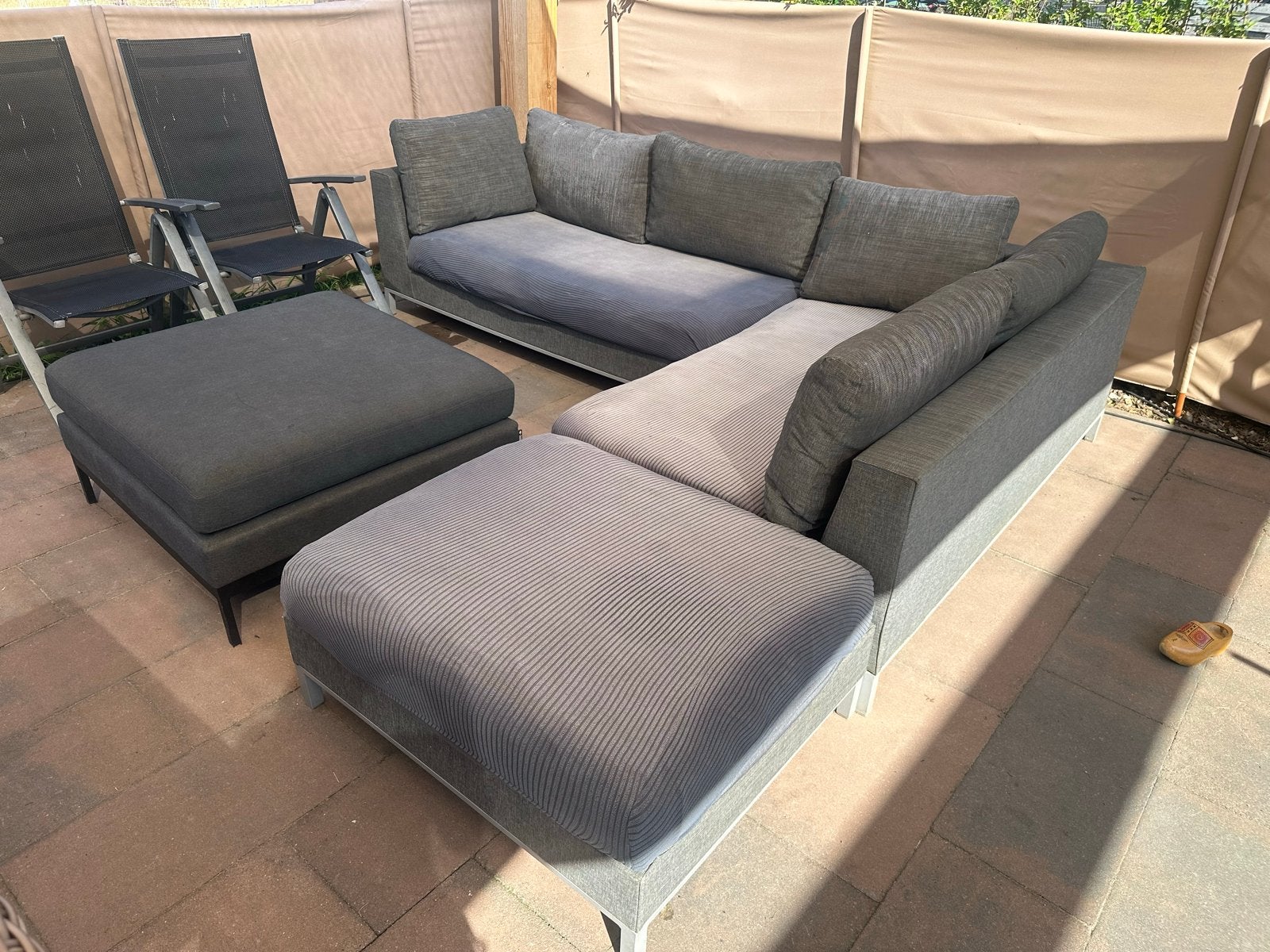 Exotan Sicilië loungeset - weer- en windbestendig, Ophalen, Gebruikt, Loungeset, Bank