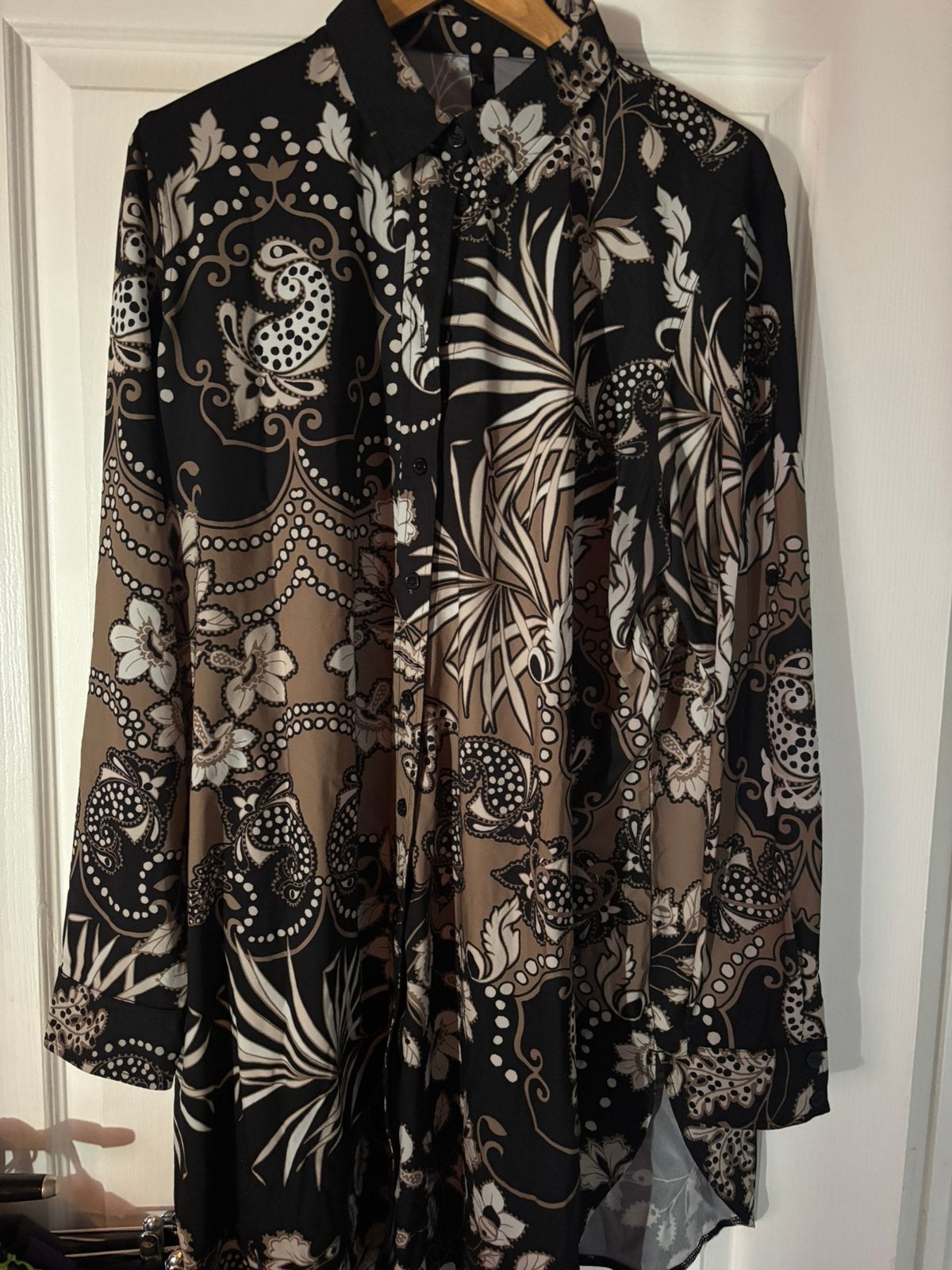 Plus basics blouse maat 50, Verzenden, Zo goed als nieuw, Blauw, Blouse of Tuniek
