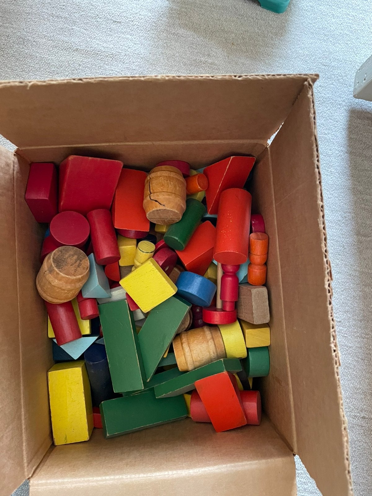 Gekleurde blokken, Kinderen en Baby's, Ophalen, Zo goed als nieuw