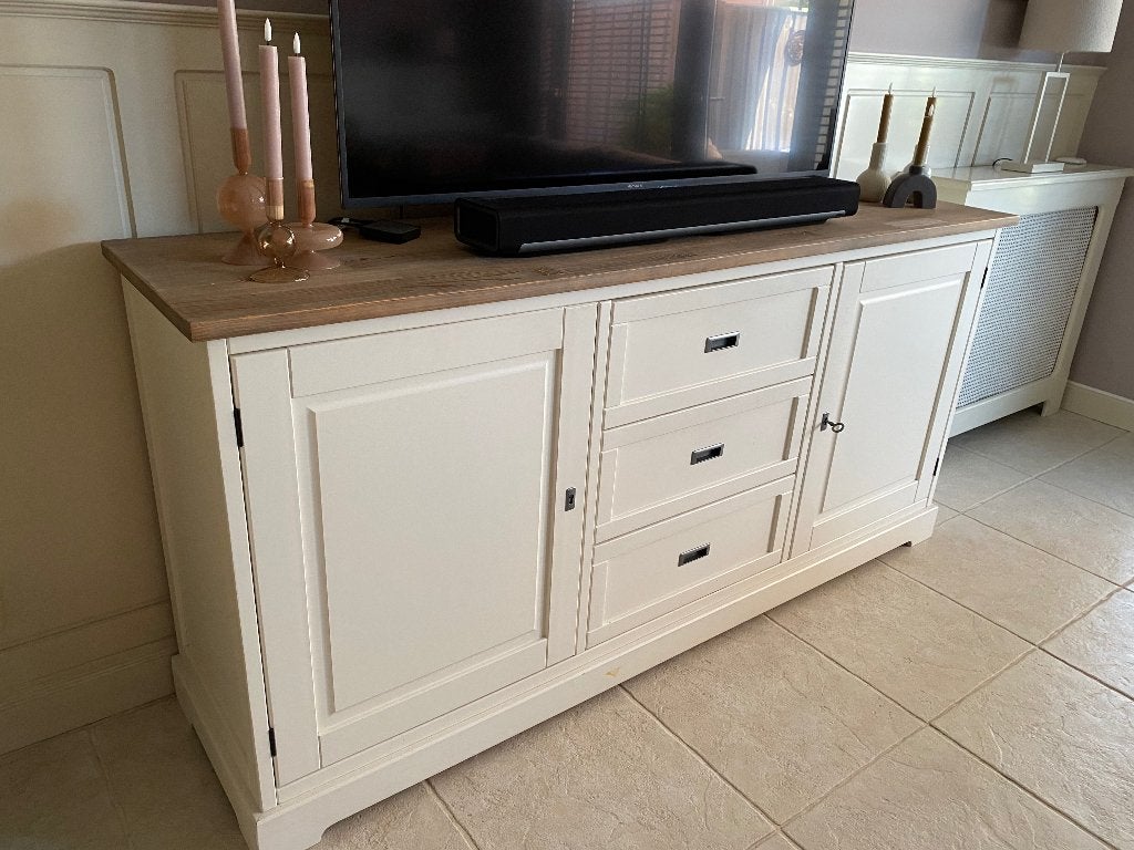 Eettafel+salontafel+dressoir, Ophalen