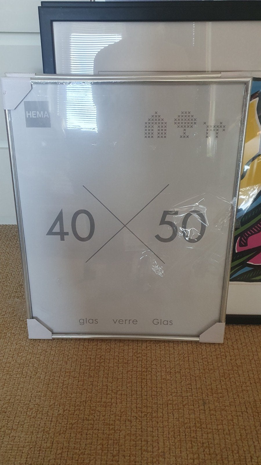 3x HEMA Lijst 40x50 cm nieuw in seal, Ophalen of Verzenden