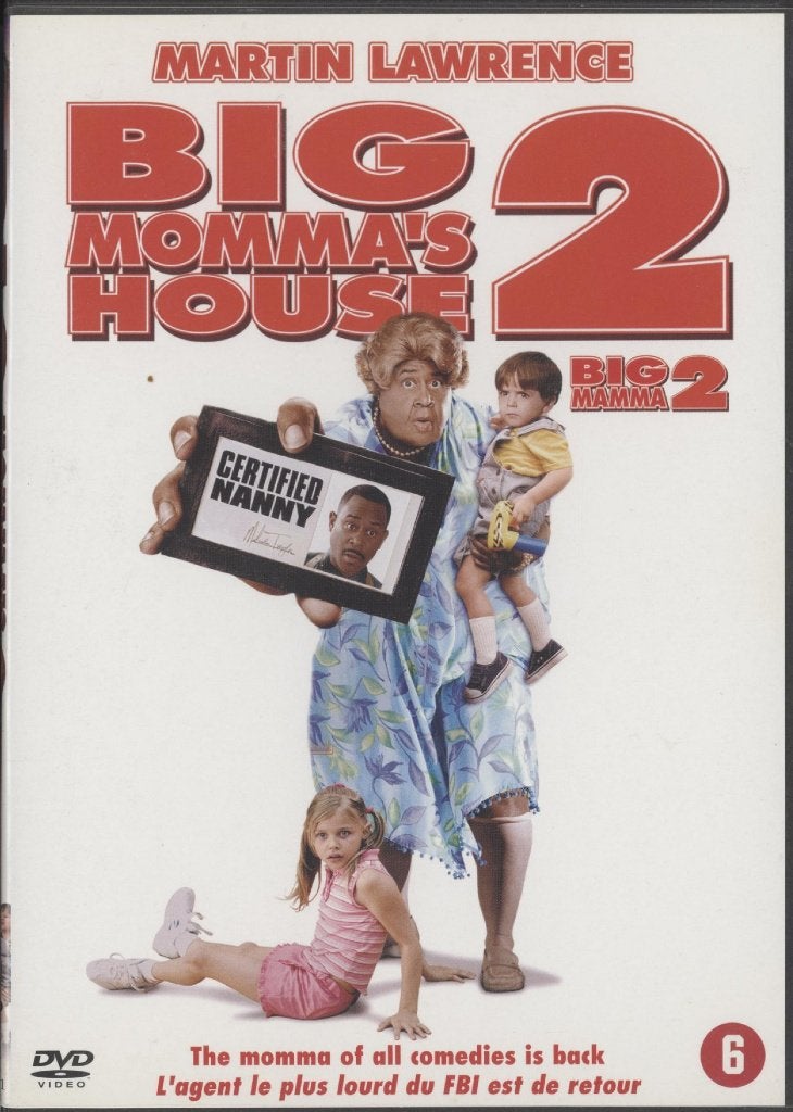 29) Big Momma's House 2: met Martin Lawrence, Vanaf 6 jaar, Ophalen of Verzenden, Gebruikt, Actie