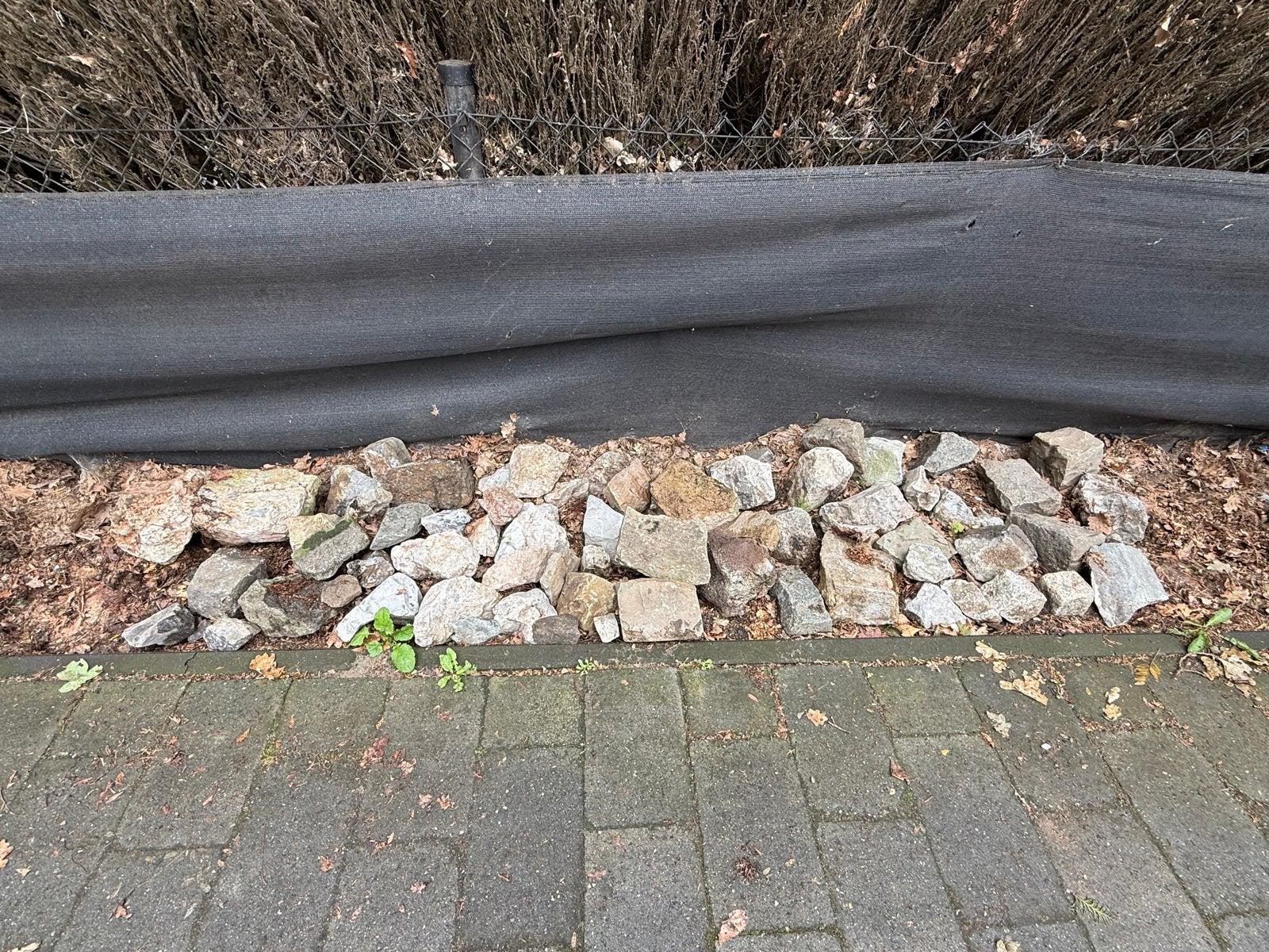 Gratis Keien in verschillende maten, Tuin en Terras, Grind, Keien en Split, Ophalen, Gebruikt, Grijs, Kei