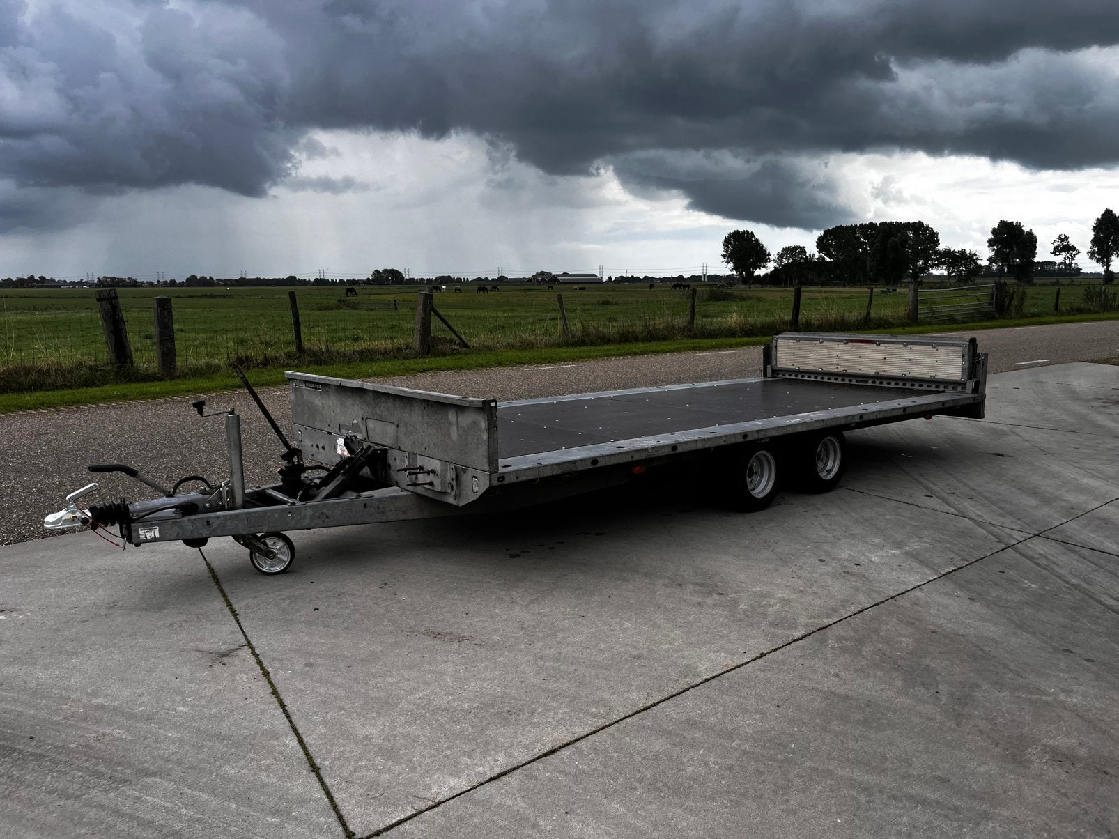 BrianJames Brian James heavy duty kanteltrailer 480x206 3000, Ophalen, Gebruikt