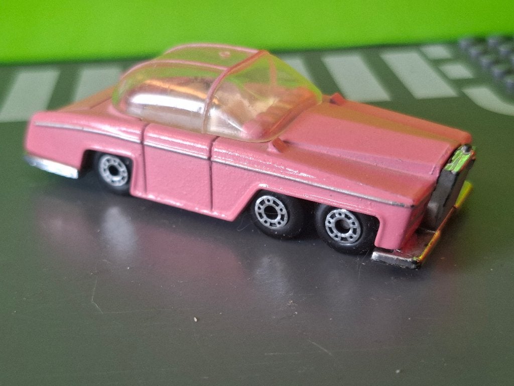 Matchbox - Lady Penelope Rolls Royce (roze) Thunderbirds #8, Hobby en Vrije tijd, Modelauto's | Overige schalen, Ophalen of Verzenden