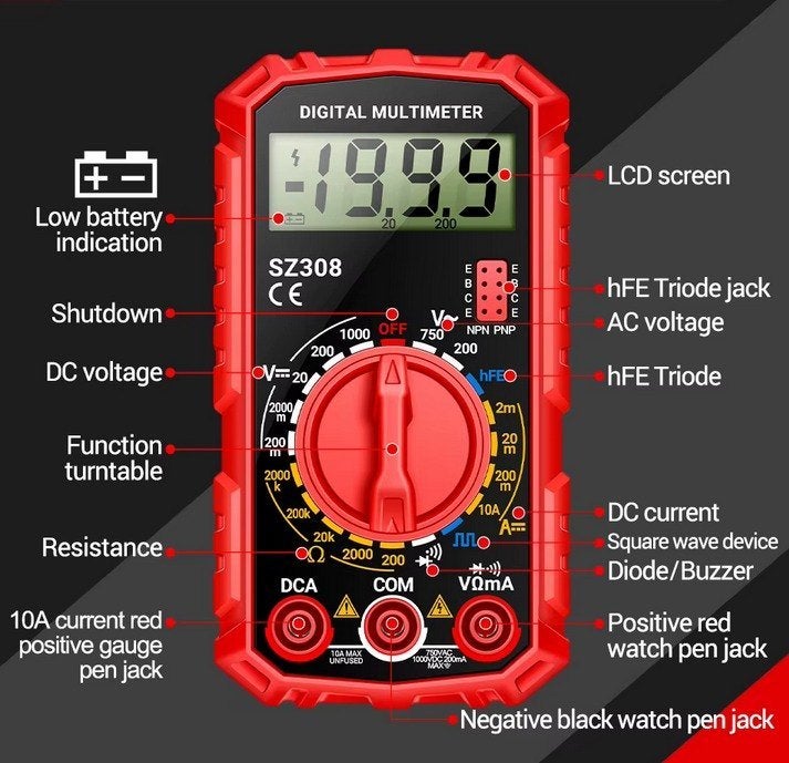 Te koop; Multimeter., Ophalen of Verzenden, Nieuw, Multimeter