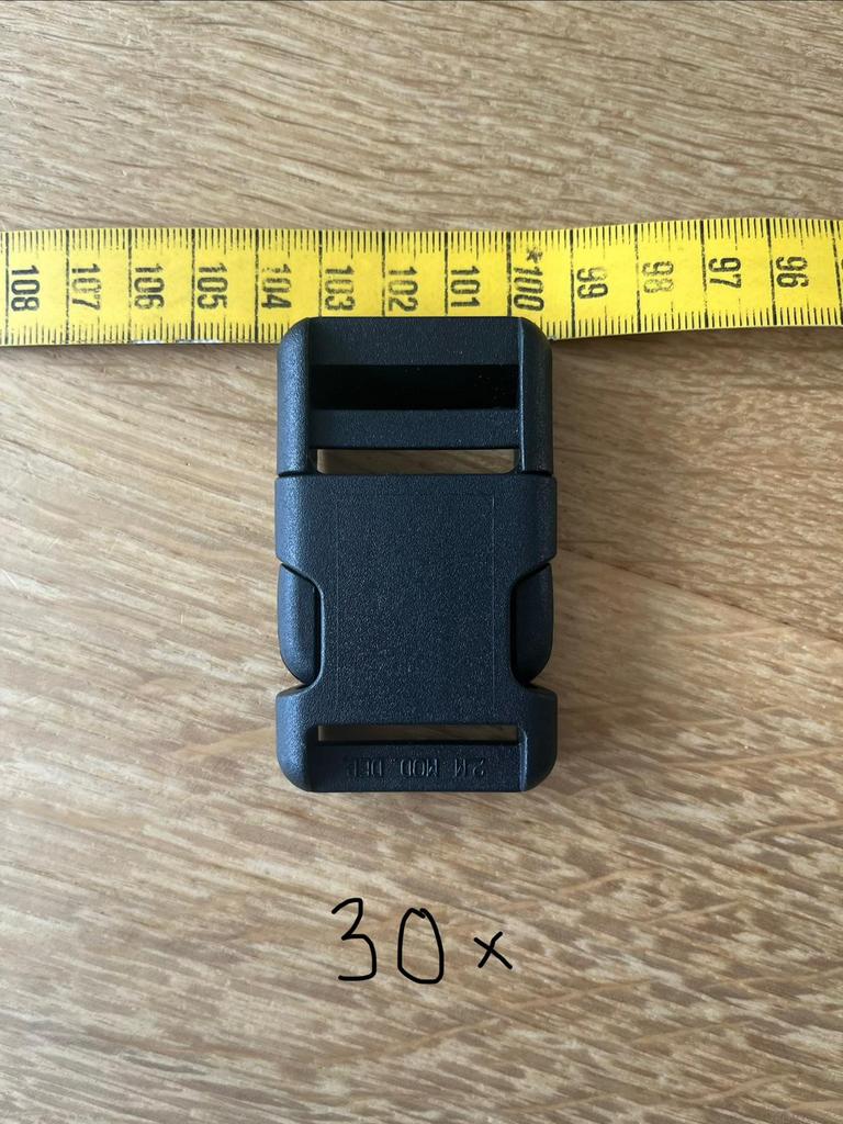30x kleine klikgesp, Ophalen, Zo goed als nieuw, Lint, Band of Elastiek
