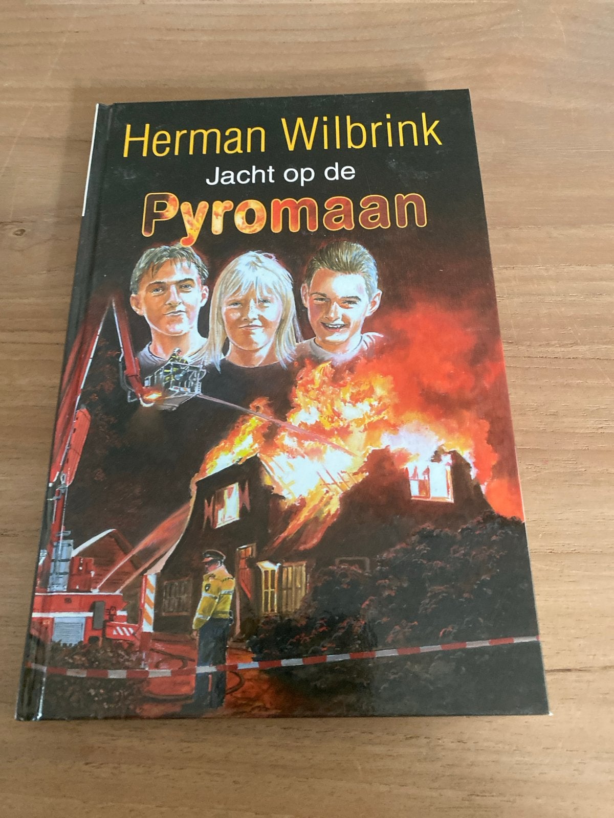 Herman Wilbrink - Jacht op de Pyromaan (Jeugdboek), Ophalen of Verzenden, Gelezen, Fictie