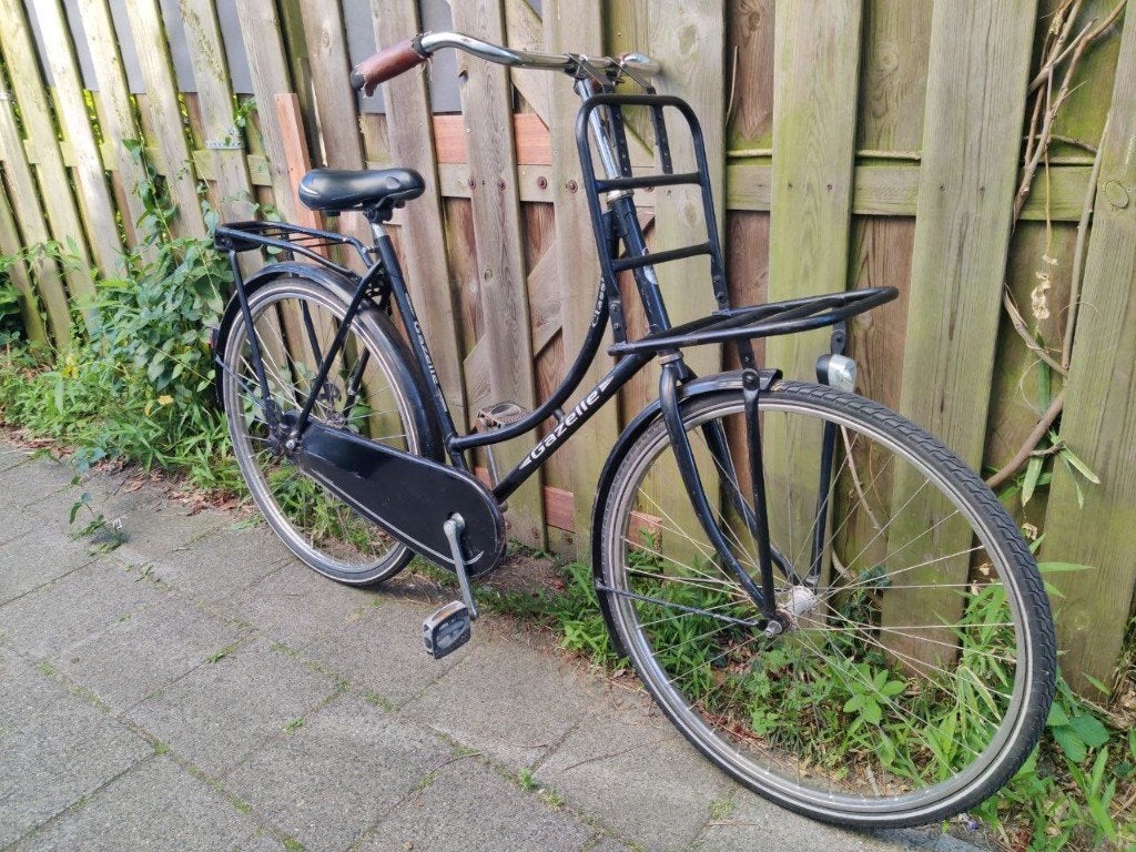 Gazelle Omafiets met rekje, 28 inch, Ophalen, Gebruikt