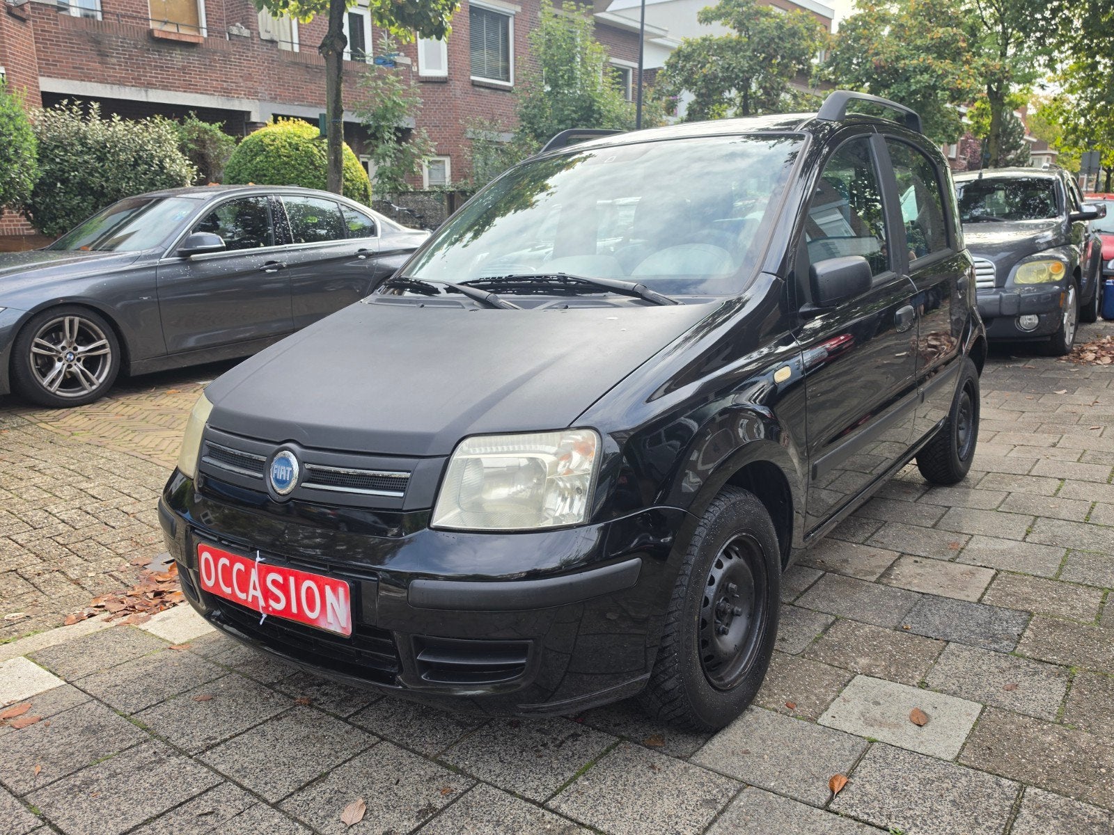 Fiat Panda 1.2 - Automaat - Airco - APK 06/2027 rijdt goed!, Stof, 840 kg, Zwart, Origineel Nederlands