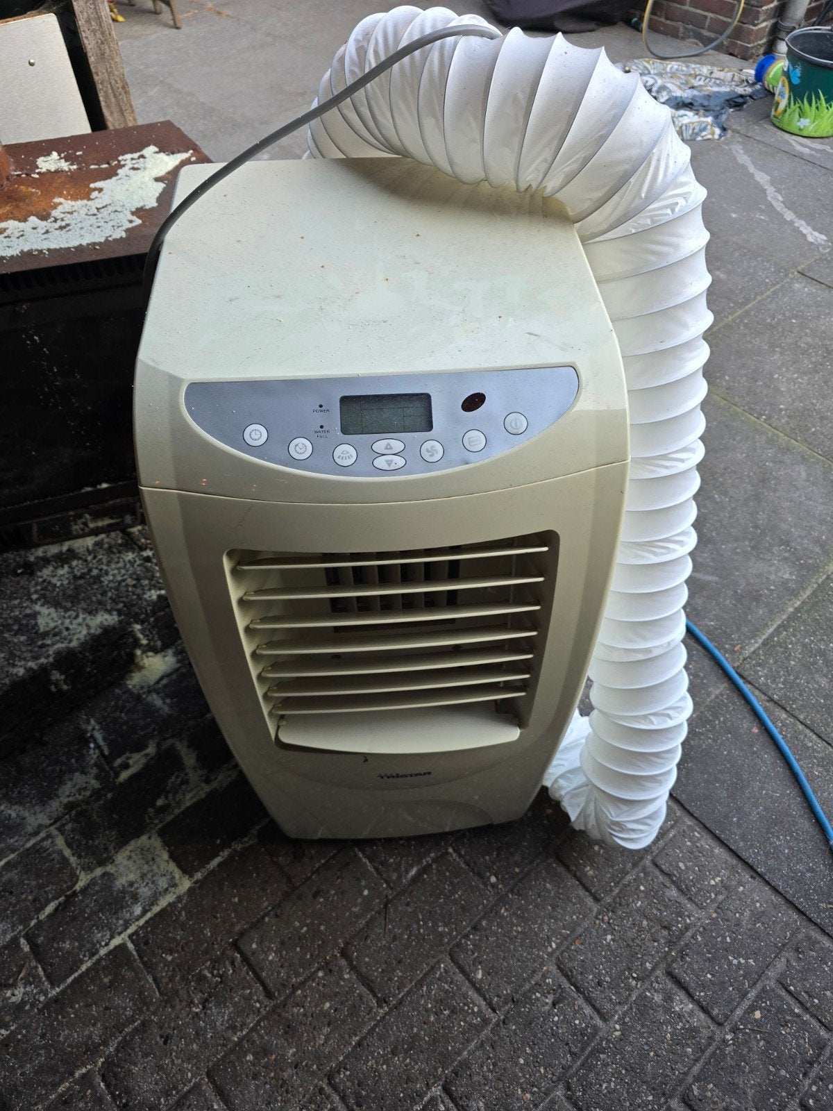 Mobiele airco - mist een wiel, Ophalen, Gebruikt, Minder dan 60 m³, 3 snelheden of meer