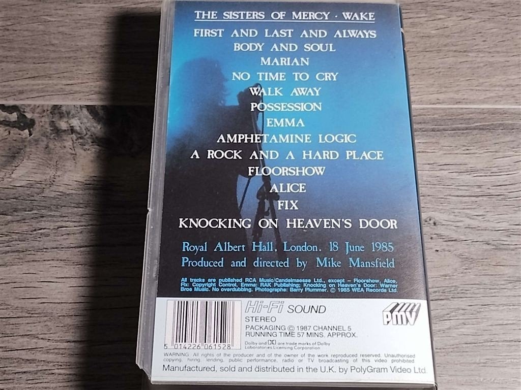 The Sisters Of Mercy - In Concert At Royal Albert Hall, Alle leeftijden, Ophalen of Verzenden, Zo goed als nieuw