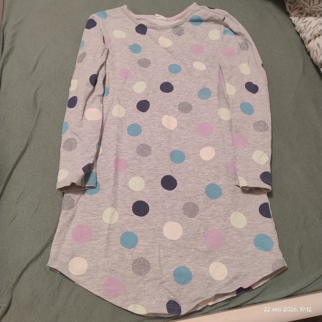 Sweater jurk Hema maat 122/128, Gebruikt, Meisje, Ophalen of Verzenden, Jurk of Rok