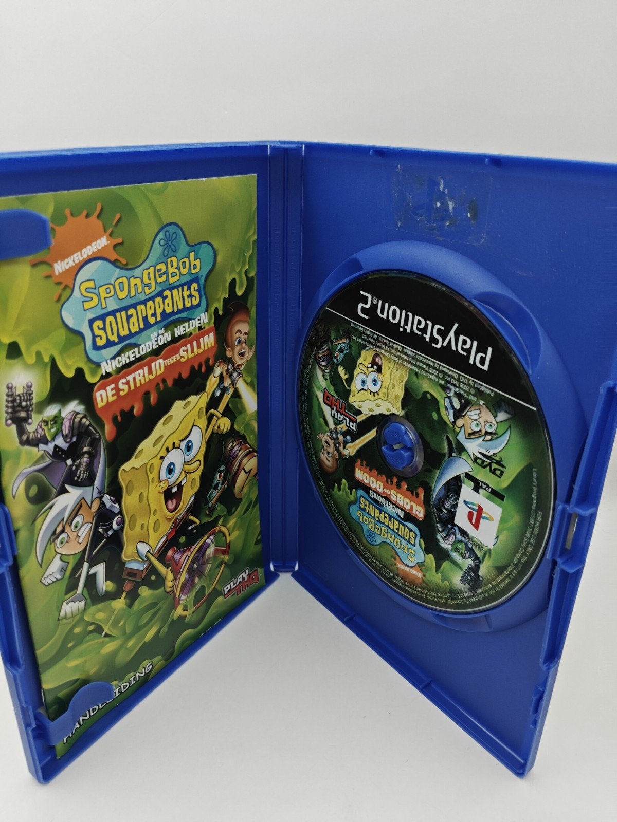 SpongeBob SquarePants: De Strijd Tegen Slijm PS2, Avontuur en Actie, Gebruikt, THQ, 1 speler