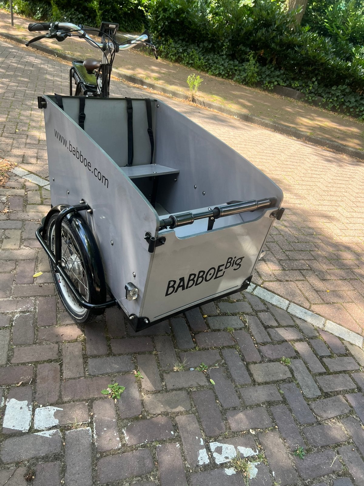 Elektrische big babboe, Overige merken, 4 kinderen of meer, Huif, Ophalen of Verzenden
