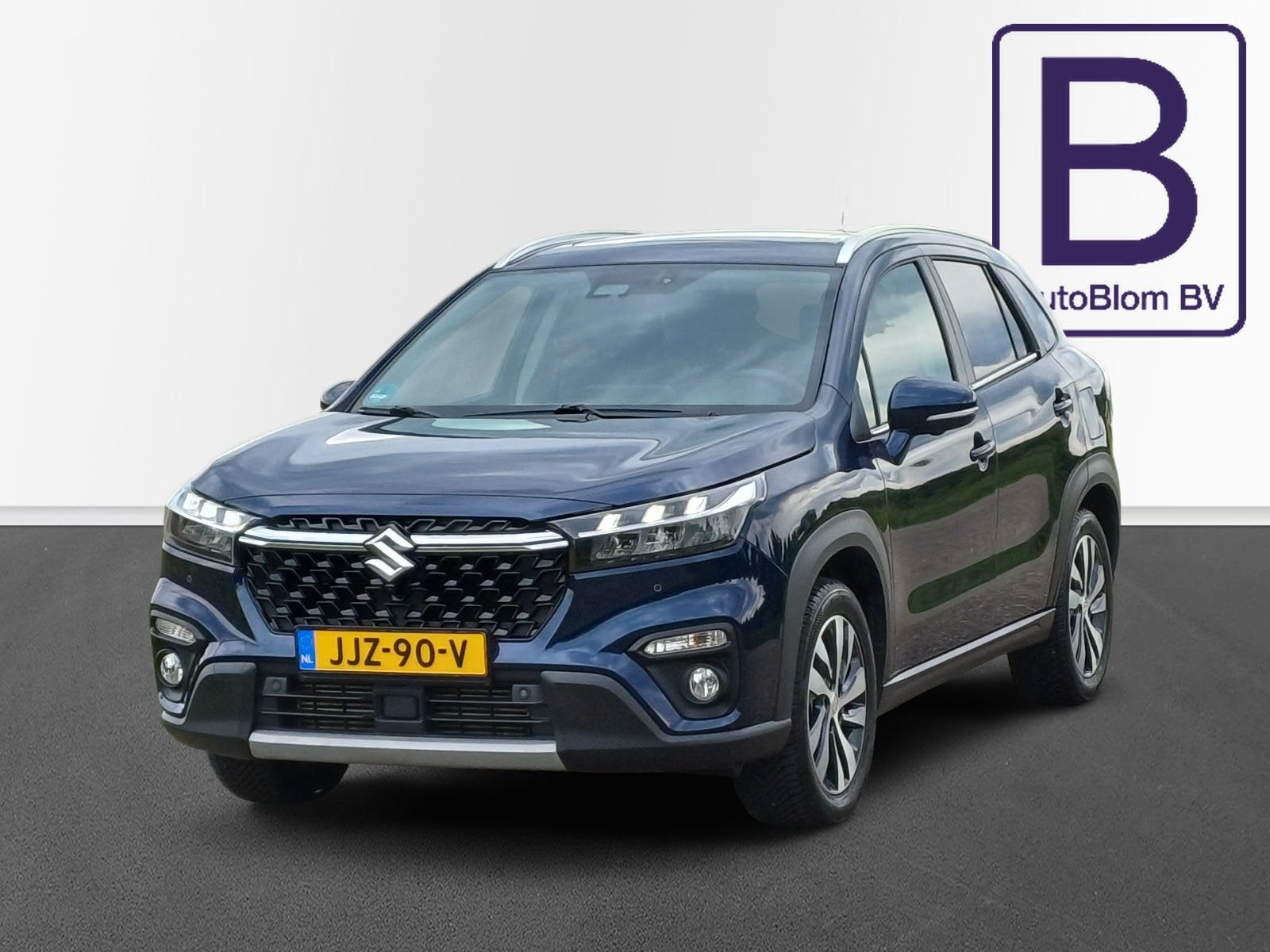 Suzuki S-Cross 1.4 Boosterjet Style Smart Hybrid /Nieuwstaat, Auto's, Voorwielaandrijving, Gebruikt, Blauw, Leder en Stof