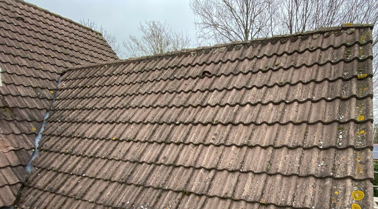 Betonnen Sneldek Dakpannen, Doe-het-zelf en Verbouw, Ophalen, Overige materialen, Gebruikt, 15 m² of meer