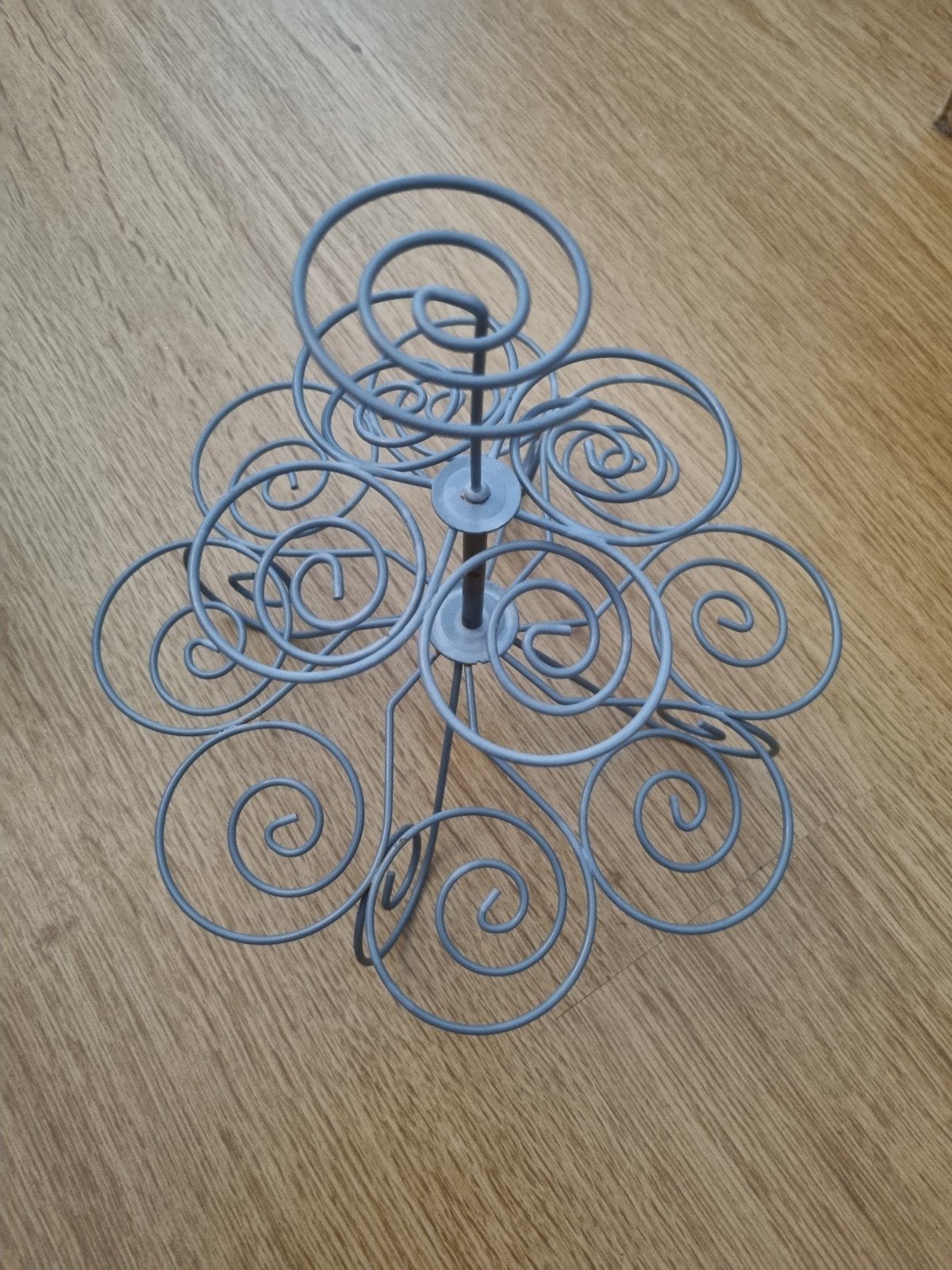 Metalen cupcake standaard - Grijs, Ophalen of Verzenden, Metaal, Grijs, Overige typen