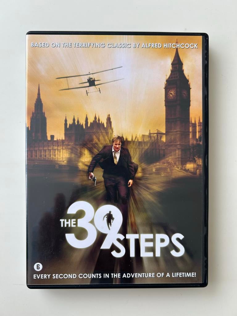 -The 39 Steps - Gebaseerd op Alfred Hitchcock, Vanaf 6 jaar, Ophalen of Verzenden, Zo goed als nieuw, Actiethriller