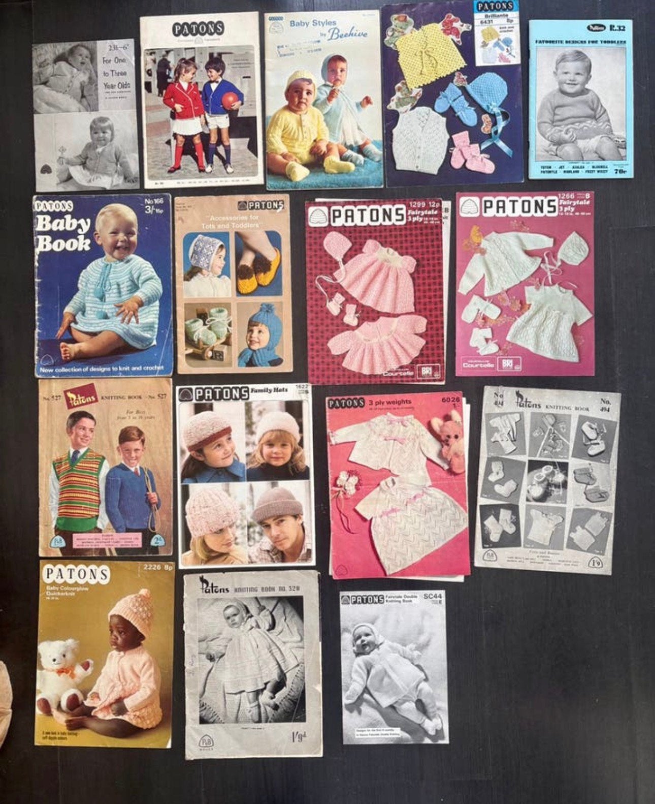 Vintage breipratroontjes!!, Ophalen of Verzenden, Gebruikt, Breien of Haken, Patroon of Boek