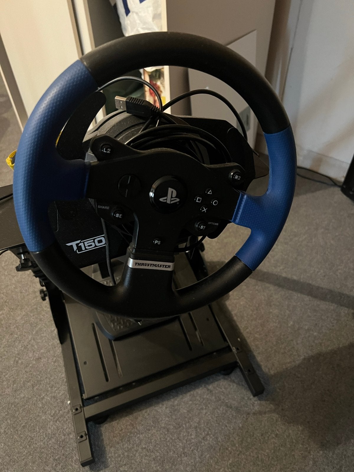 Thrustmaster T150 racestuur met pedalen voor PlayStation, Ophalen, Zo goed als nieuw, Stuur of Pedalen, PlayStation 3