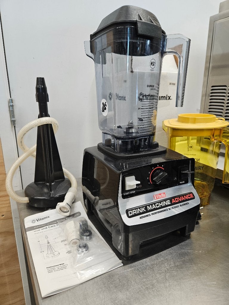 Vitamix blender met losse bekers en spoelsysteem, Ophalen, Gebruikt, Blender