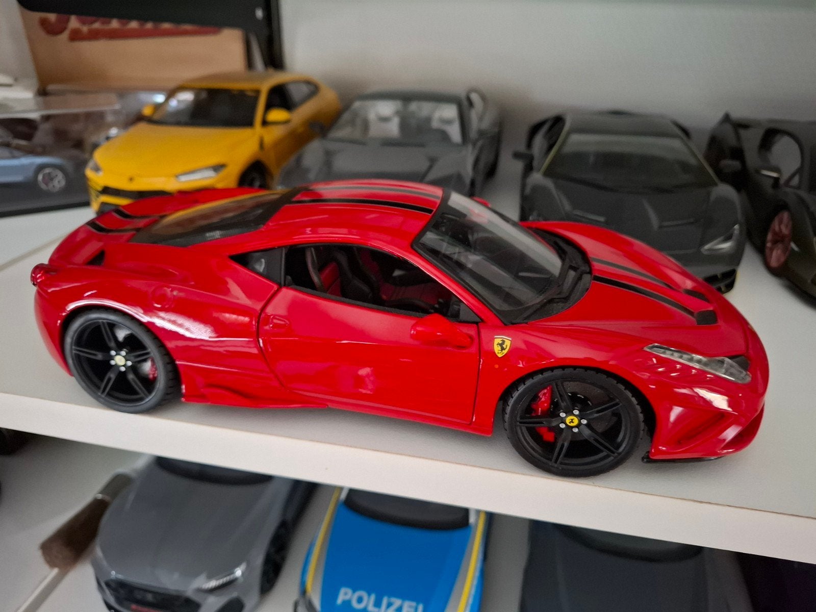 Ferrari 488/SF90/458, Ophalen of Verzenden, Zo goed als nieuw, Bburago