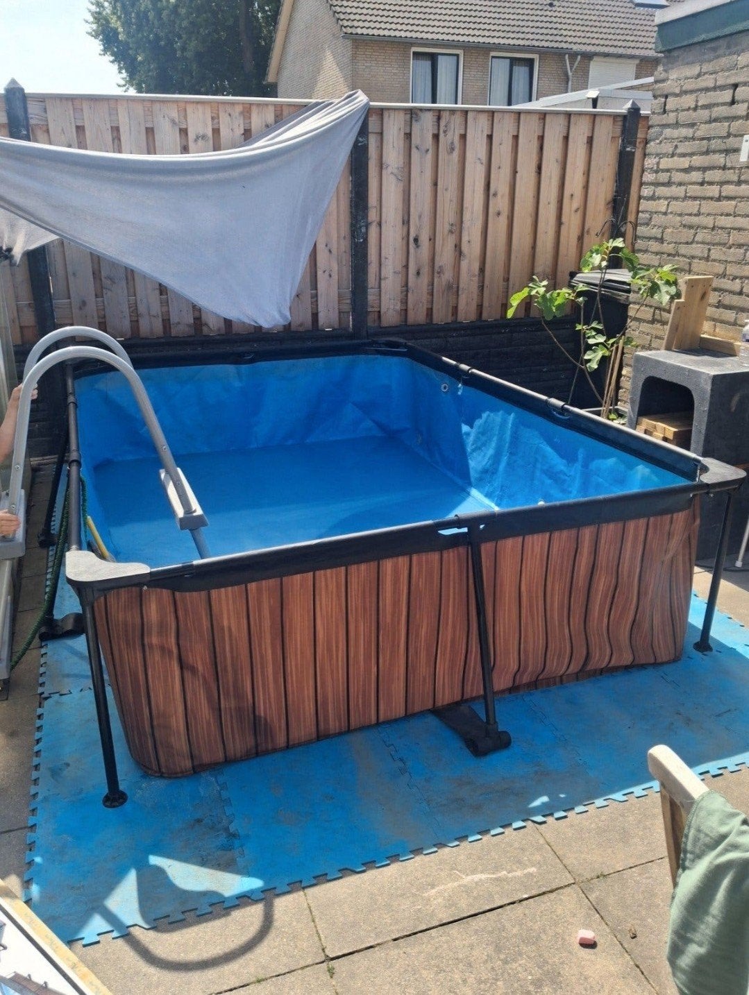 Zwembad 3x2 meter met filter, tent en accessoires, Gebruikt, Ophalen of Verzenden, Opzetzwembad, 200 tot 400 cm