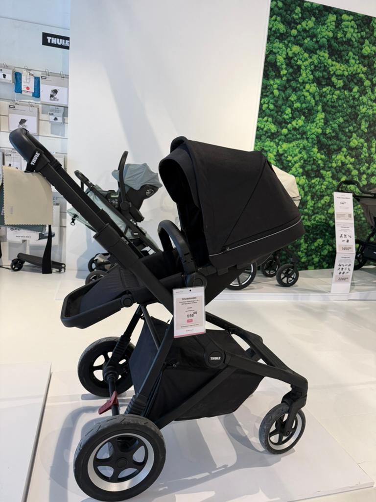 Thule Sleek 2-1 Kinderwagen Midnight Black, Ophalen, Zo goed als nieuw
