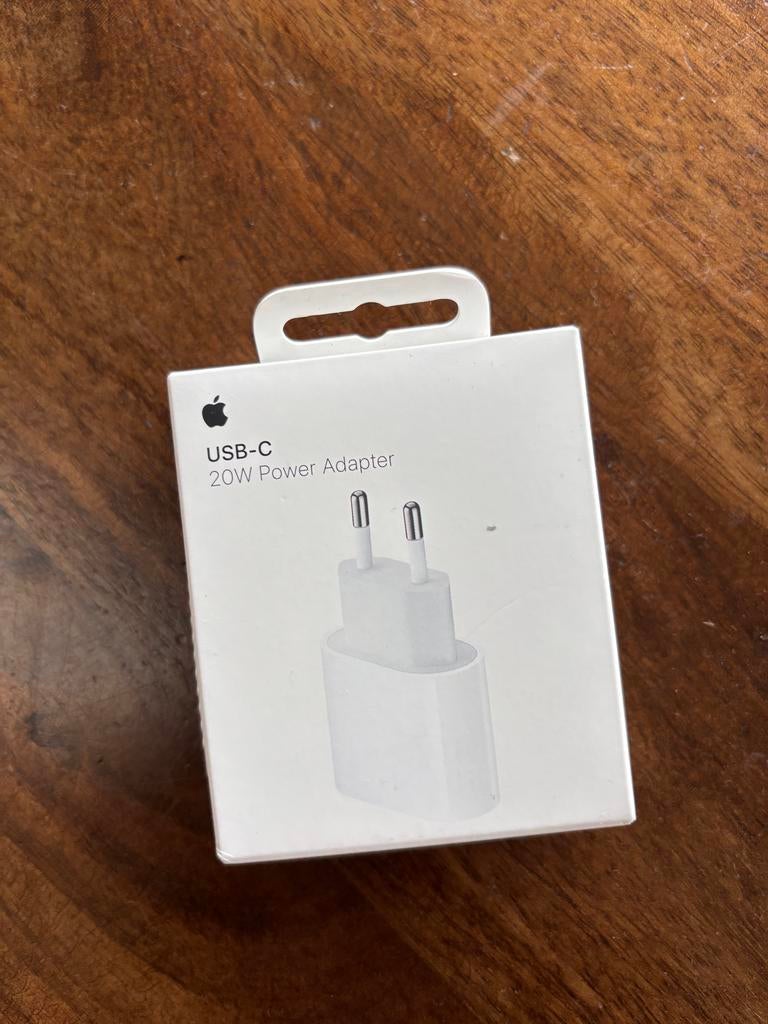 Apple USB-C 20W Power Adapter - Nieuw in doos, Ophalen of Verzenden, Nieuw, Apple iPhone
