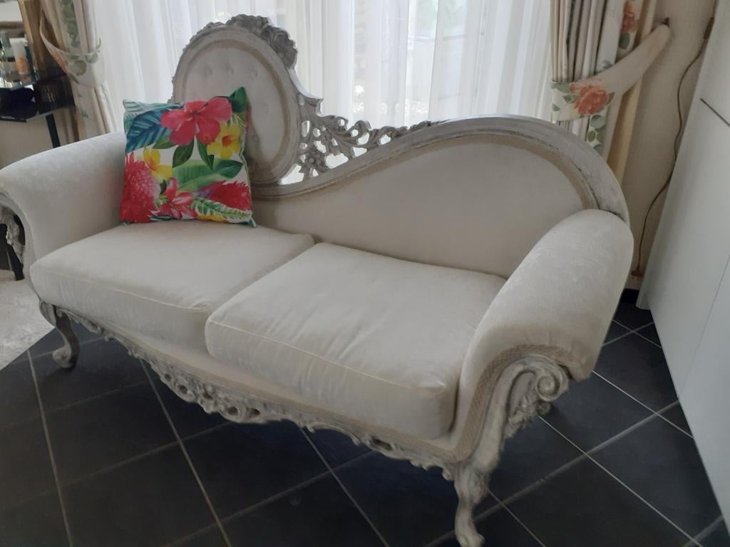 Elegante chaise longue in barokstijl, Ophalen of Verzenden