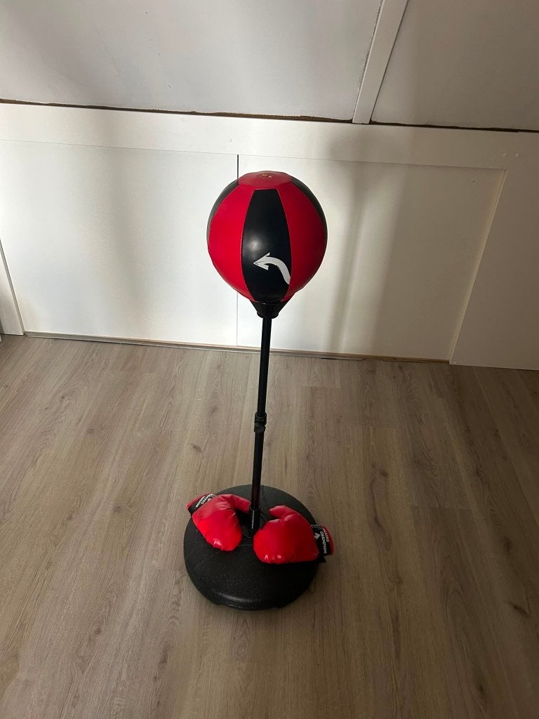Boksbal + handschoenen, Ophalen of Verzenden, Gebruikt, Boksbal
