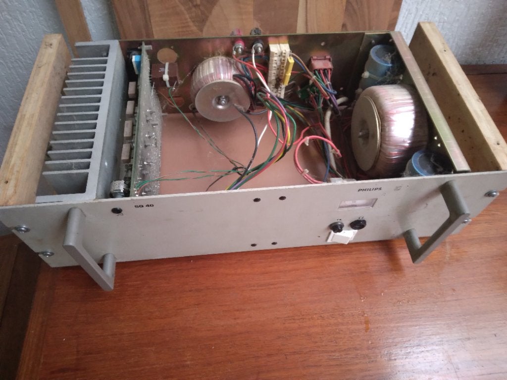 Philips SQ 40 vermogensversterker, Audio, Tv en Foto, Luidsprekers, Philips, Gebruikt, Overige typen, Ophalen