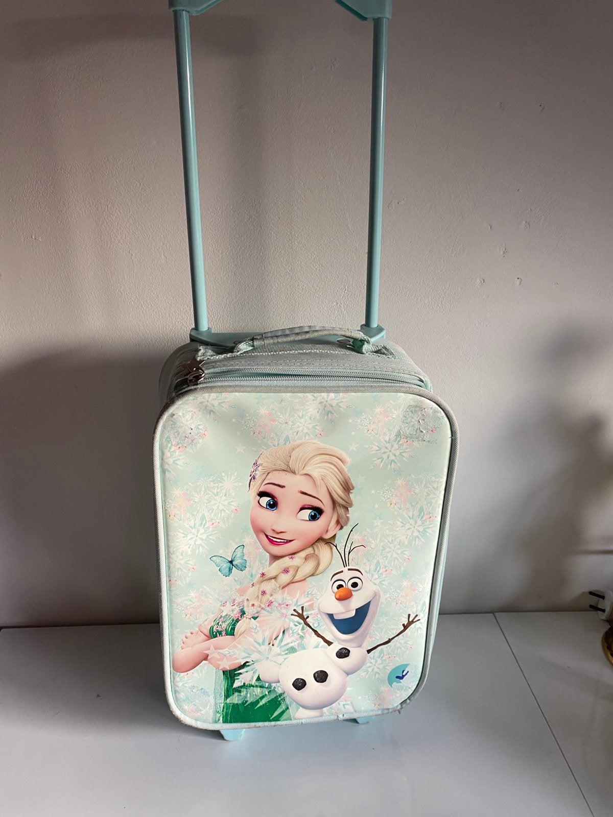 Reiskoffer Elsa Frozen Disney, Wieltjes, Minder dan 50 cm, Ophalen of Verzenden, Zo goed als nieuw