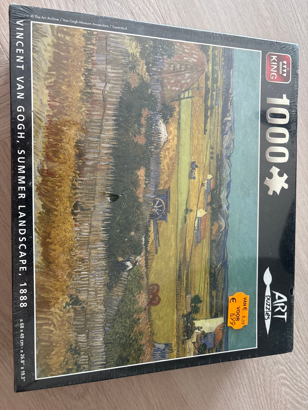 Vincent van Gogh Puzzels - 1000 stukjes, Ophalen of Verzenden, 500 t/m 1500 stukjes, Nieuw, Legpuzzel