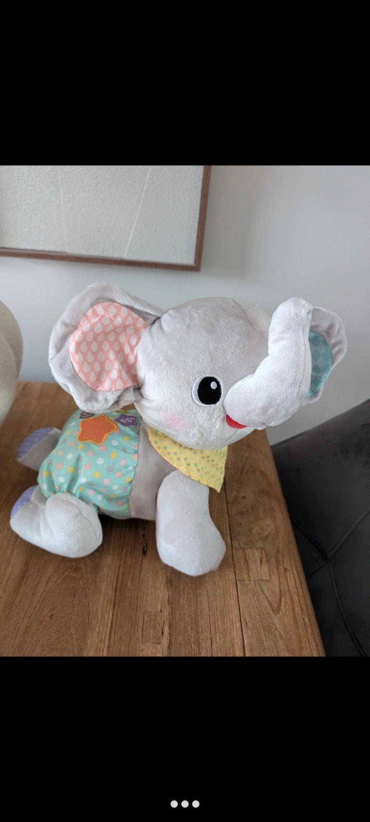 VTech Kruip en Leer Olifant - Interactief babyspeelgoed, Ophalen, Zo goed als nieuw, Overige typen, Met licht