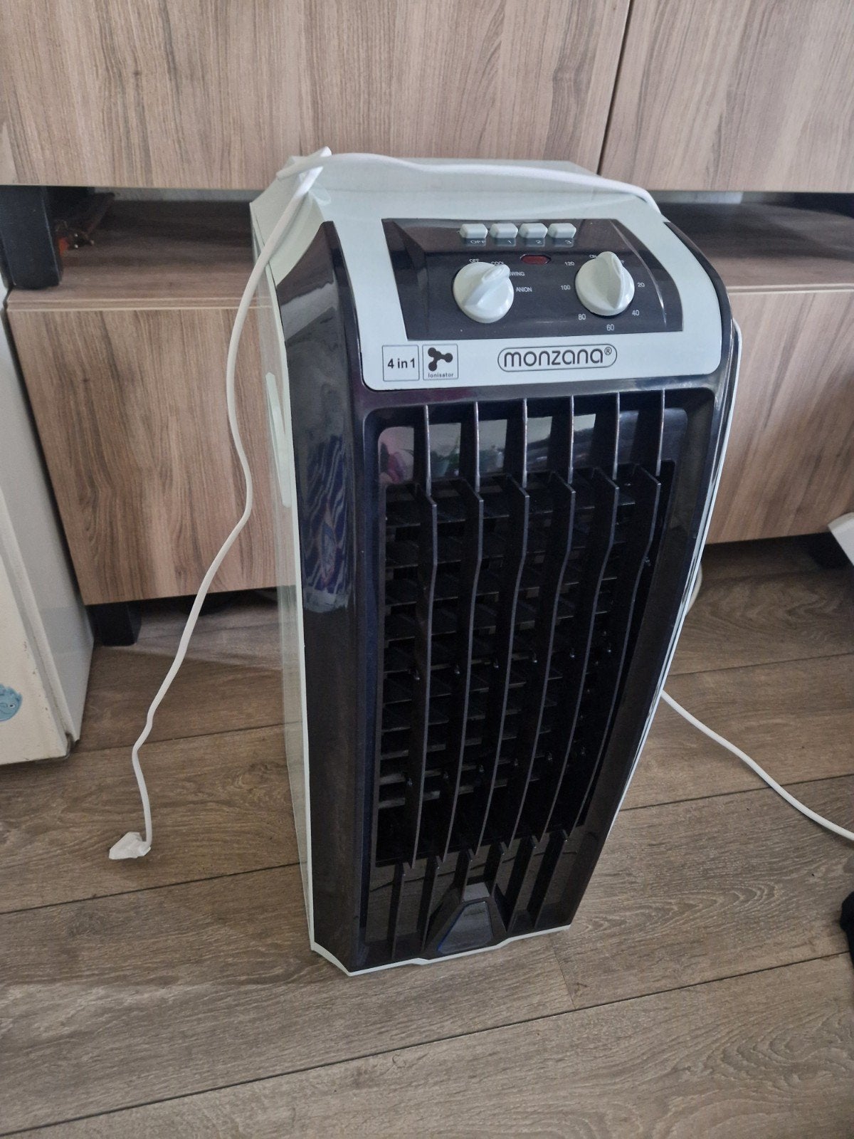 Monzana 4-in-1 Air Cooler met Koelelementen, Witgoed en Apparatuur, Airco's, Minder dan 60 m³, 3 snelheden of meer, Ophalen of Verzenden