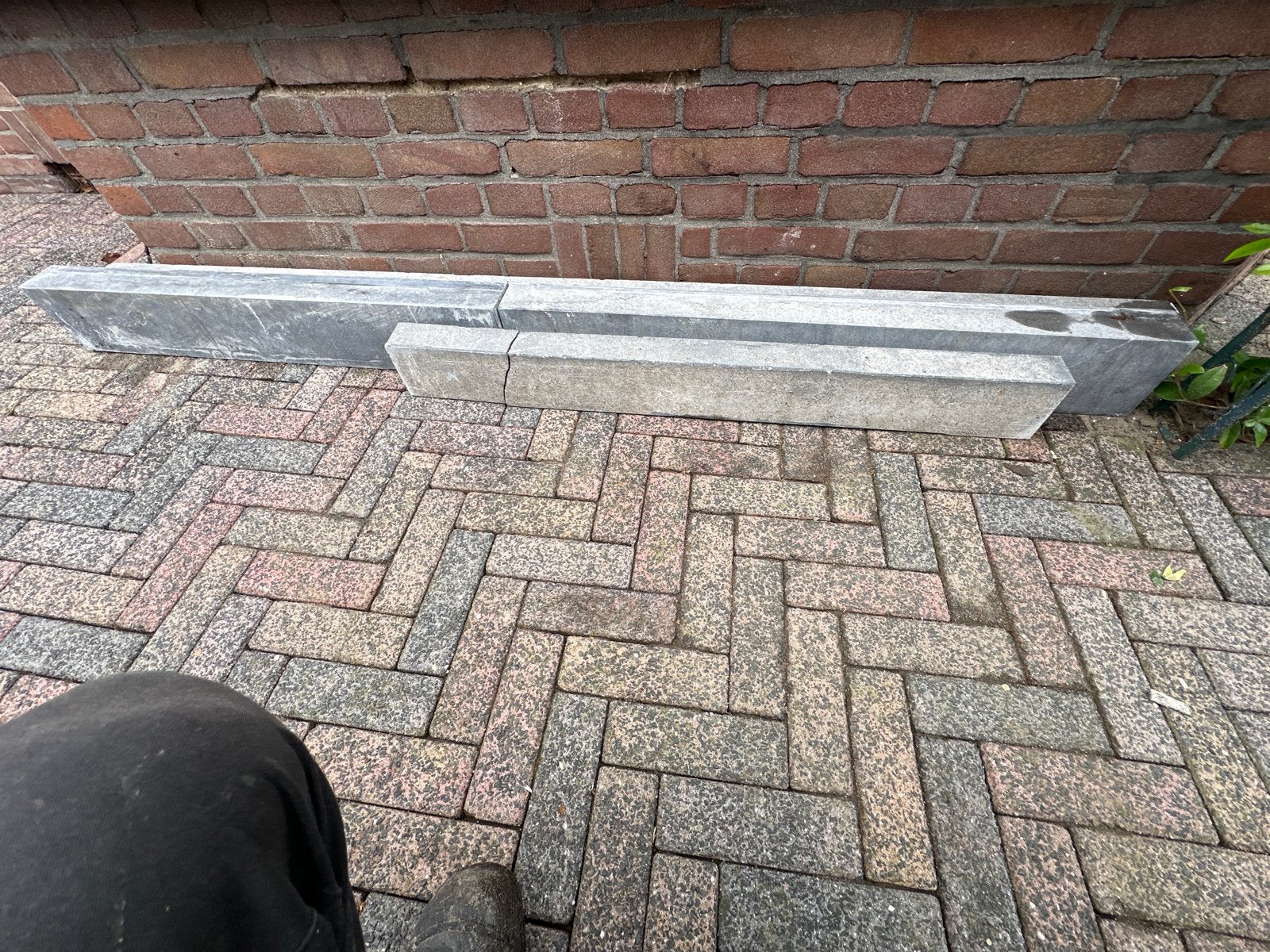 Natuursteen banden/bielzen in diverse afmetingen, Ophalen, Overige materialen, Gebruikt, Overige typen